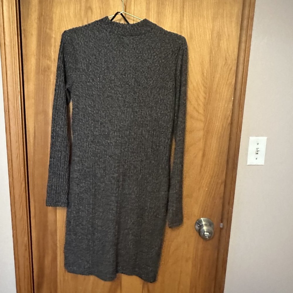 Gap Grey Mock Turtleneck Dress